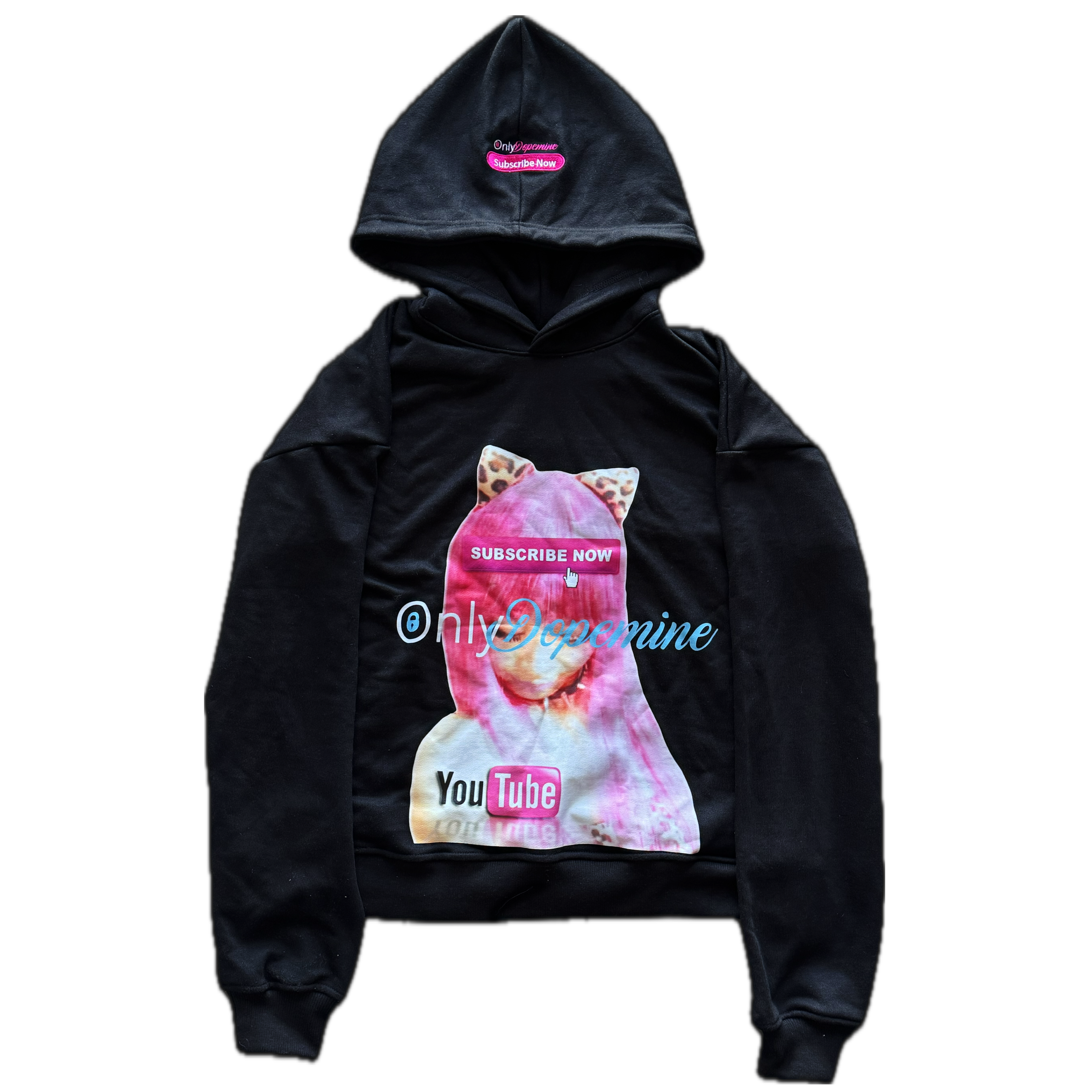 ONLYDOPEMINE BLACK HOODIE
