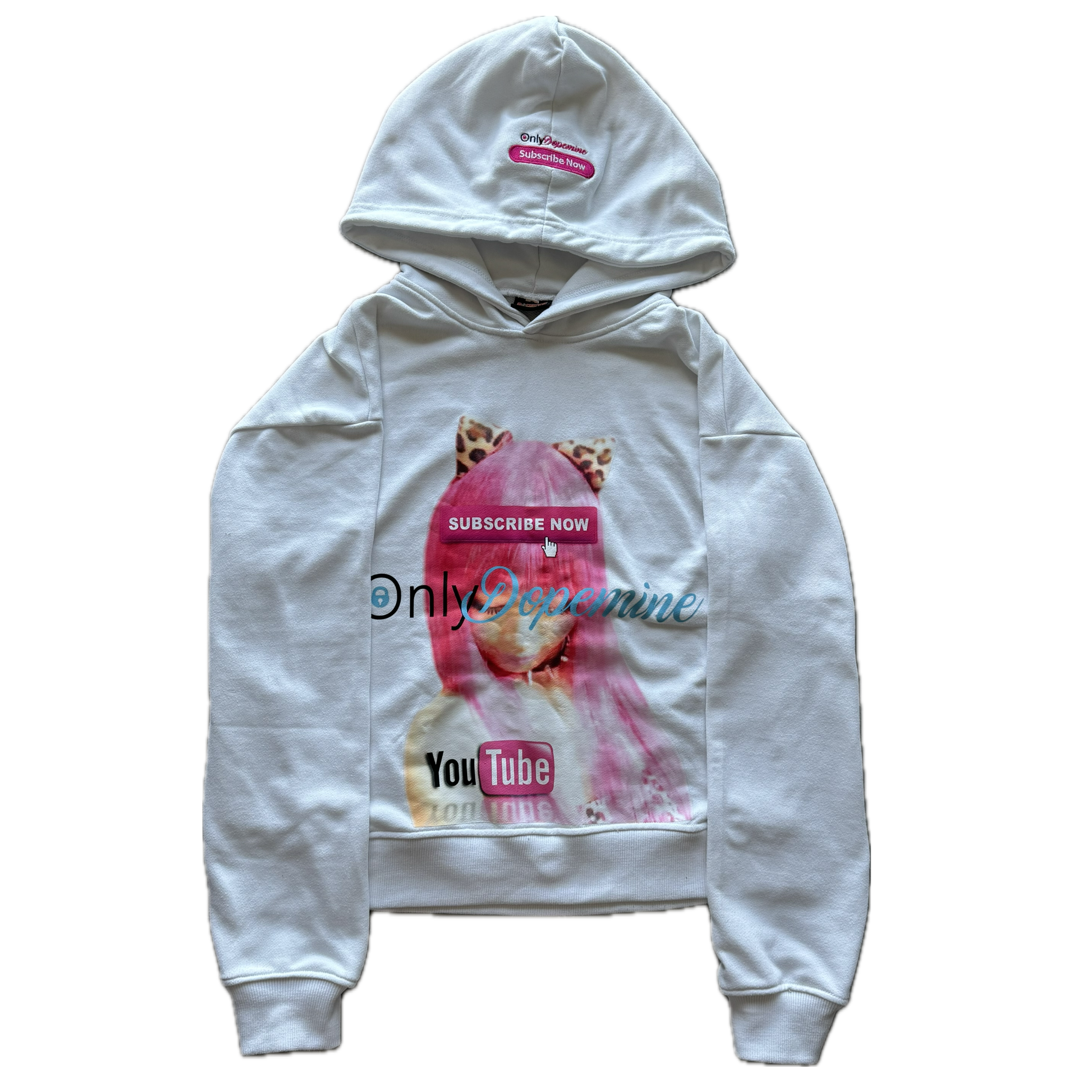 ONLYDOPEMINE WHITE HOODIE