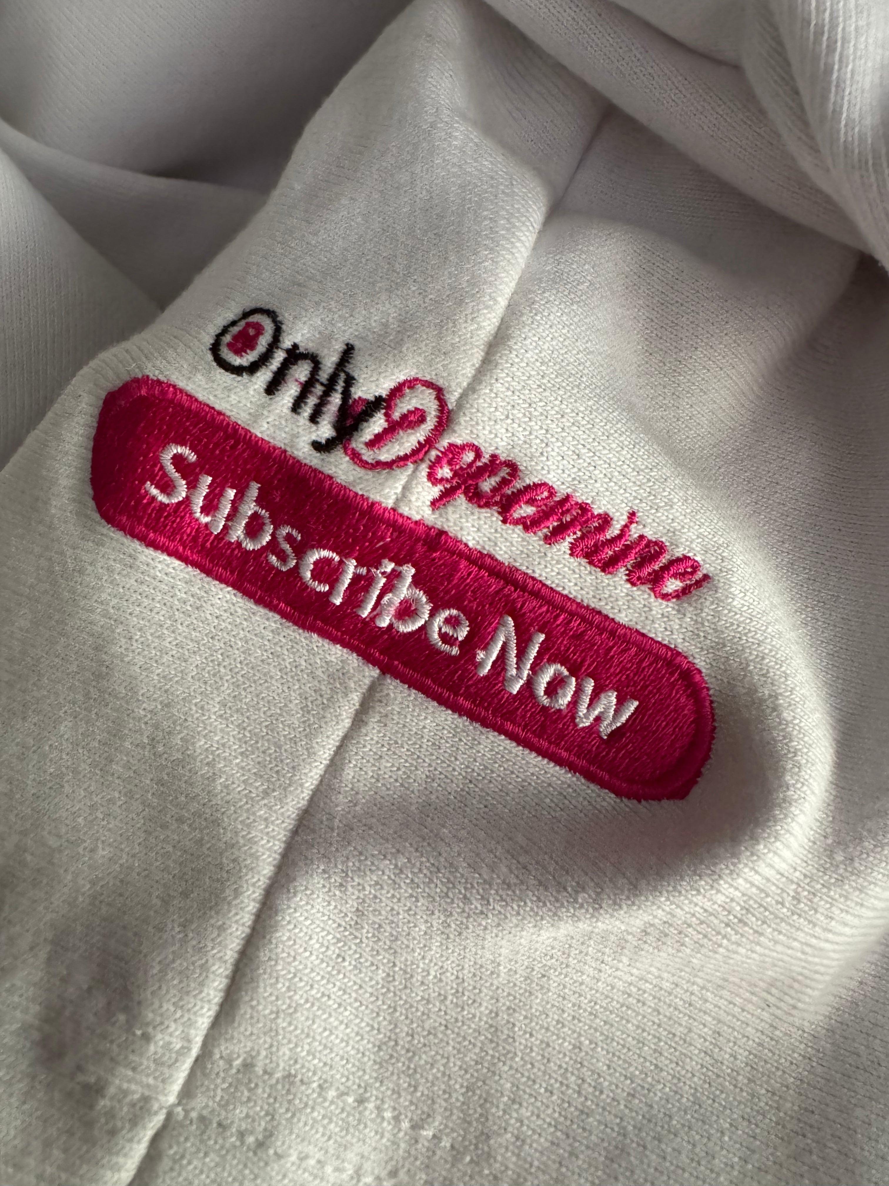 ONLYDOPEMINE WHITE HOODIE