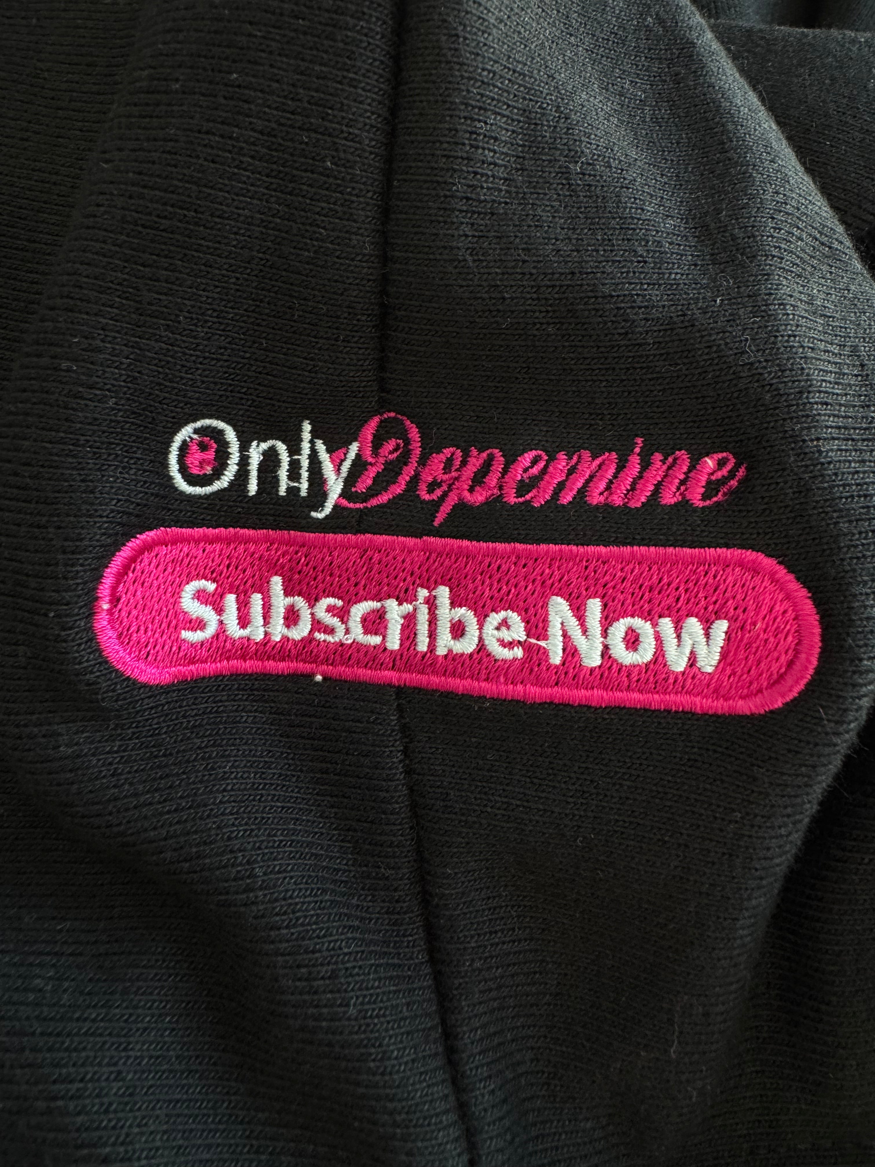 ONLYDOPEMINE BLACK HOODIE