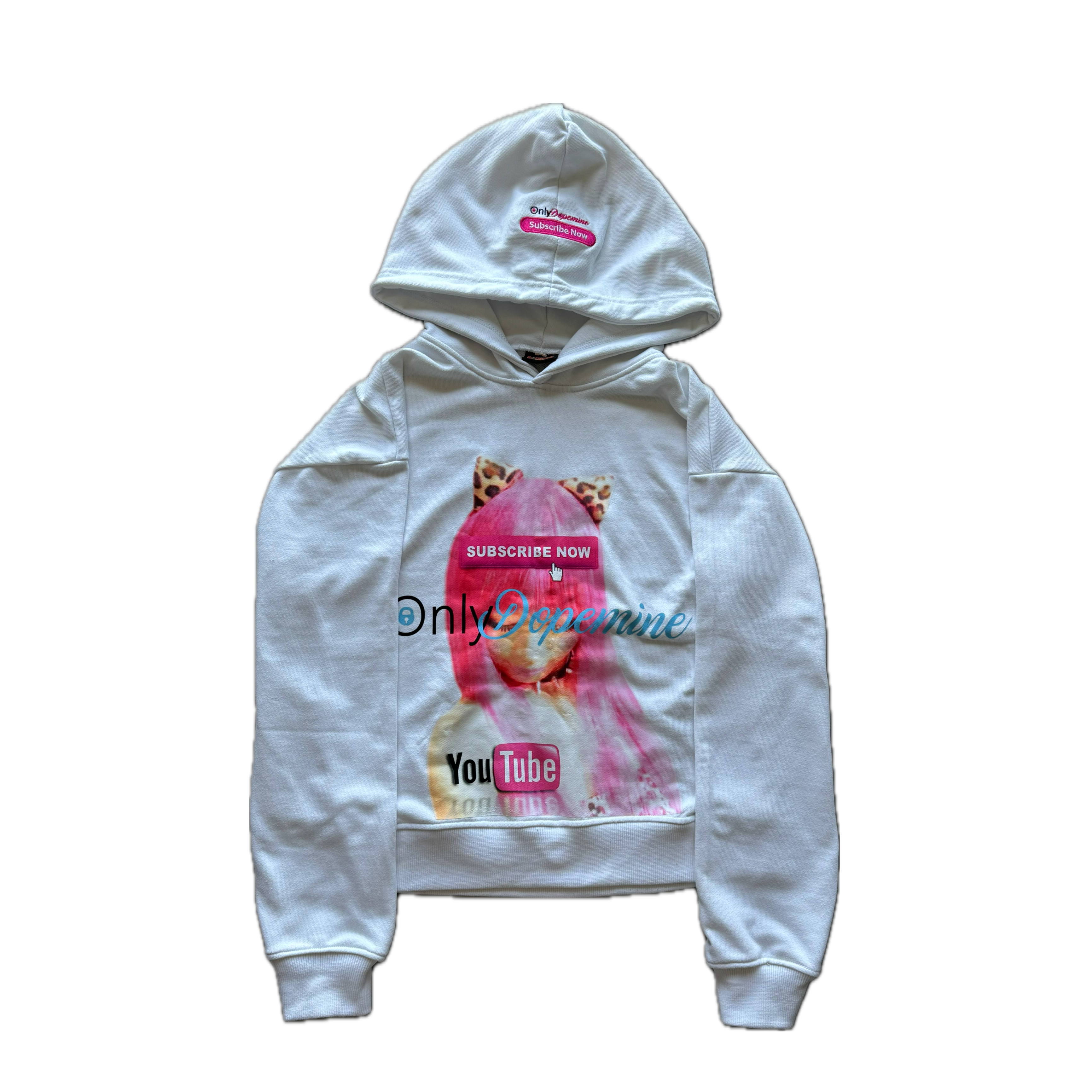 ONLYDOPEMINE WHITE HOODIE