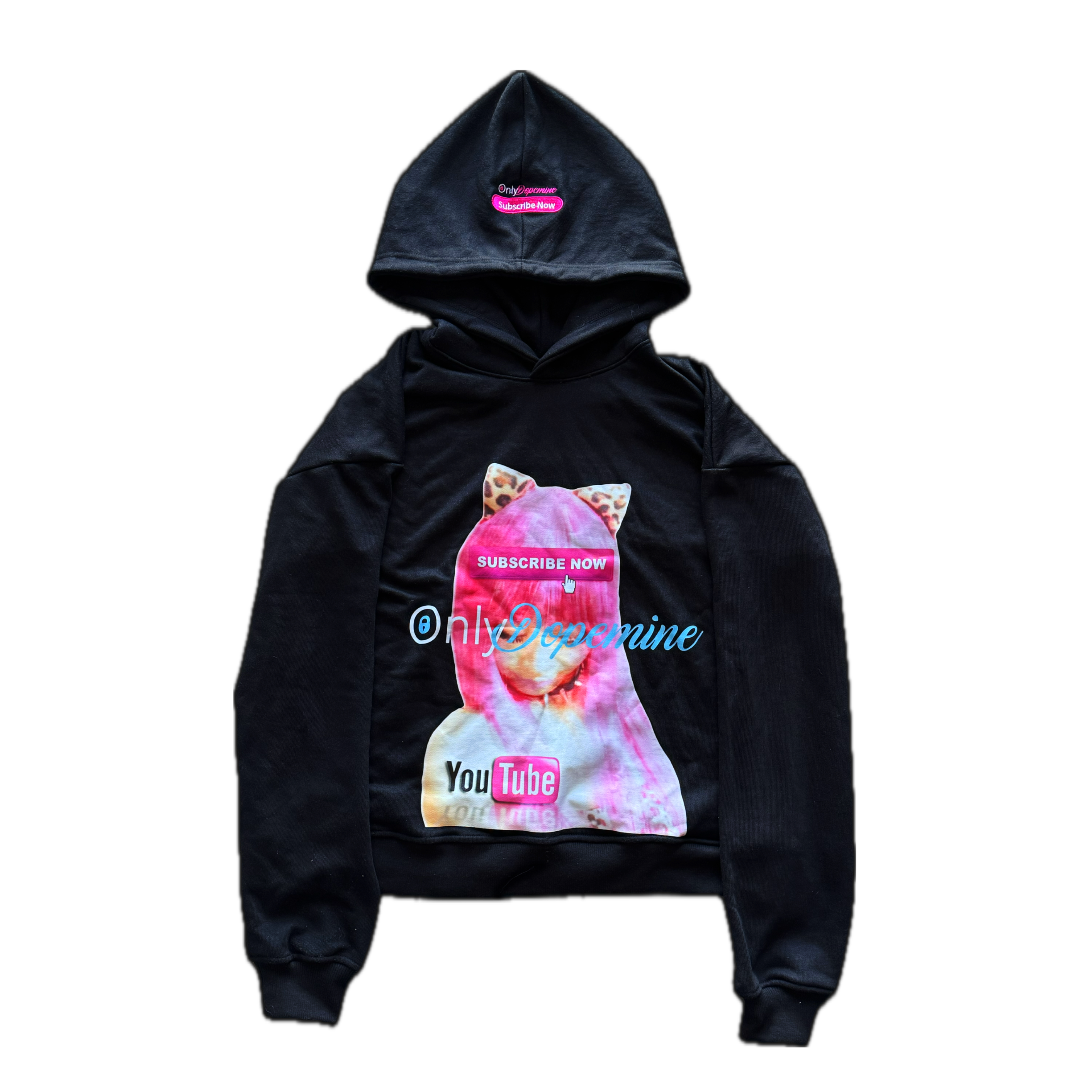 ONLYDOPEMINE BLACK HOODIE