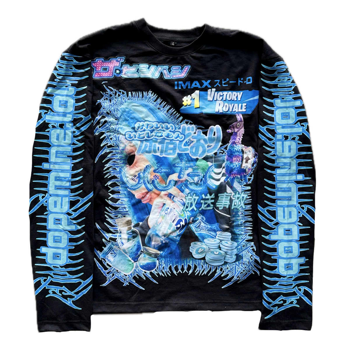 DOPEMINE BLUE LONGSLEEVE
